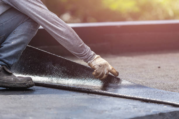 Professional Exterior Waterproofing technician working in Bumpass, VA
